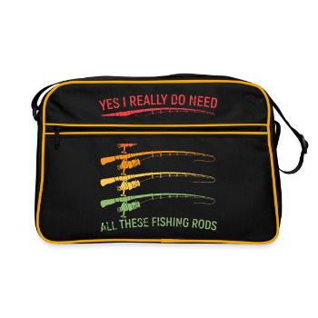 Pêche - Sac Retro - noir/or - Devant