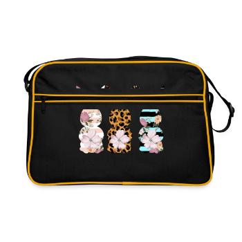 Pâques - Sac Retro - noir/or - Devant