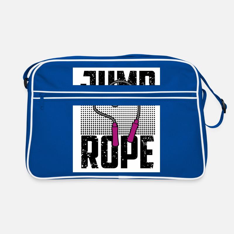 Jumping Rope Graphic Rope Jumping Rope Skipping Si Retro Tasche