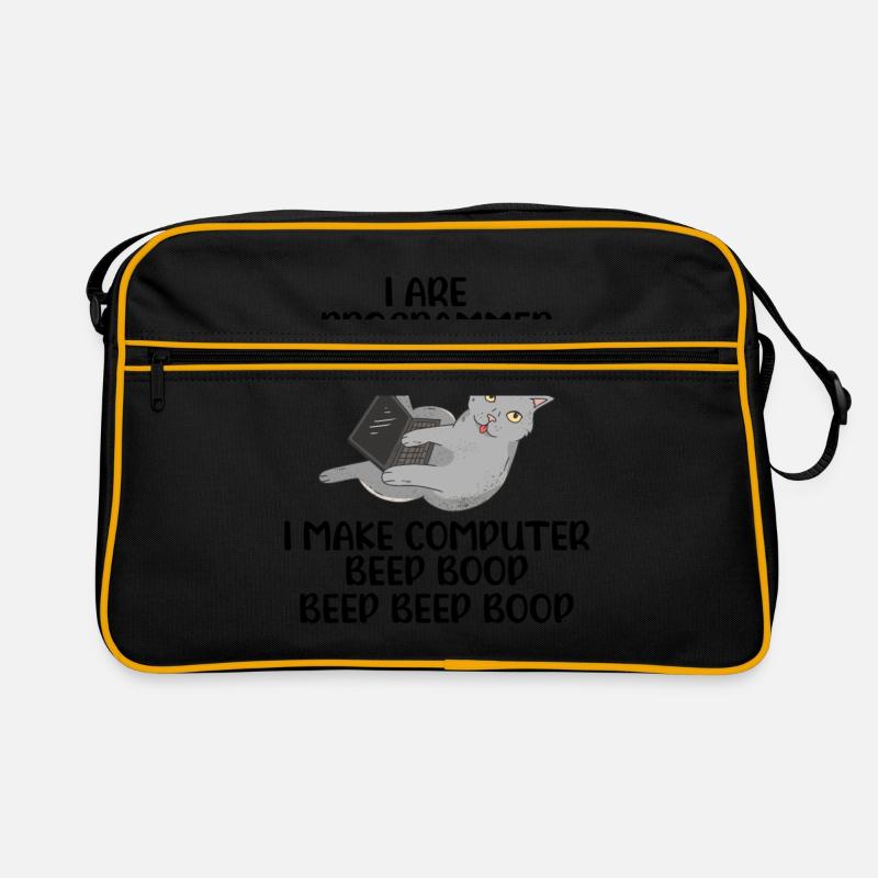 I Are Programmer I Make Computer Beep Bop Coder So Retro Tasche