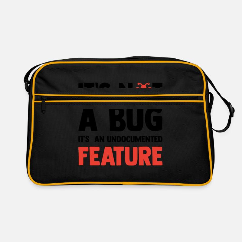 It's Not A Bug It's An Undocumented Feature Softwa Retro Tasche