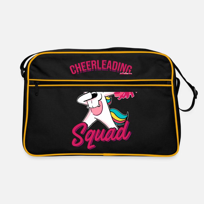 Cheerleading Squad Unicorn Cheerleader Cheerdance Retro Tasche