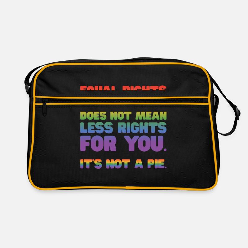 Equal Rights For Others Does Not Mean Less Rights Retro Tasche