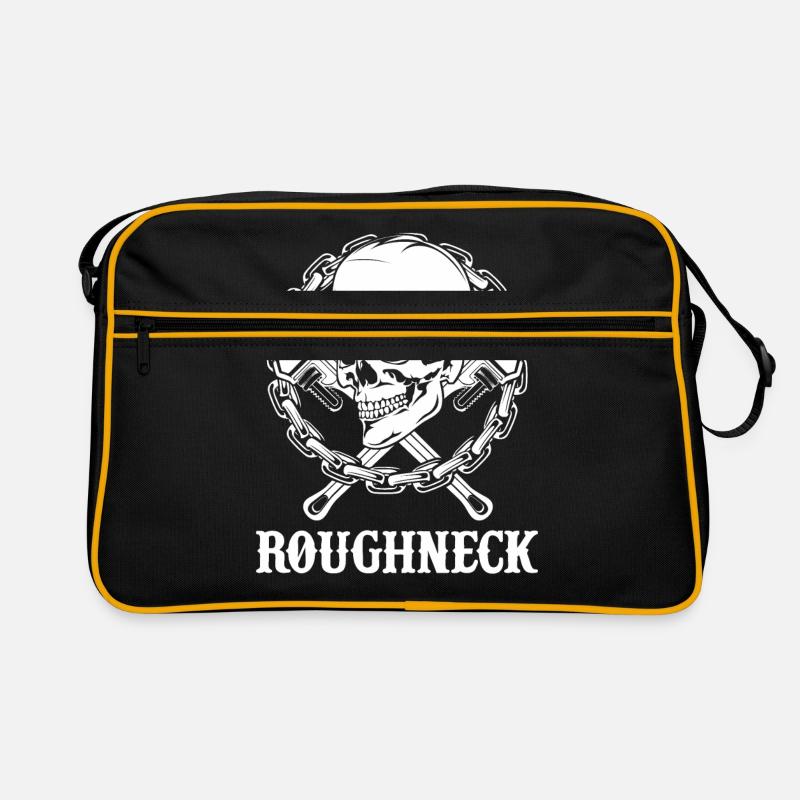 Harte Arbeit Bohranlage Arbeiten Handarbeit Retro Tasche