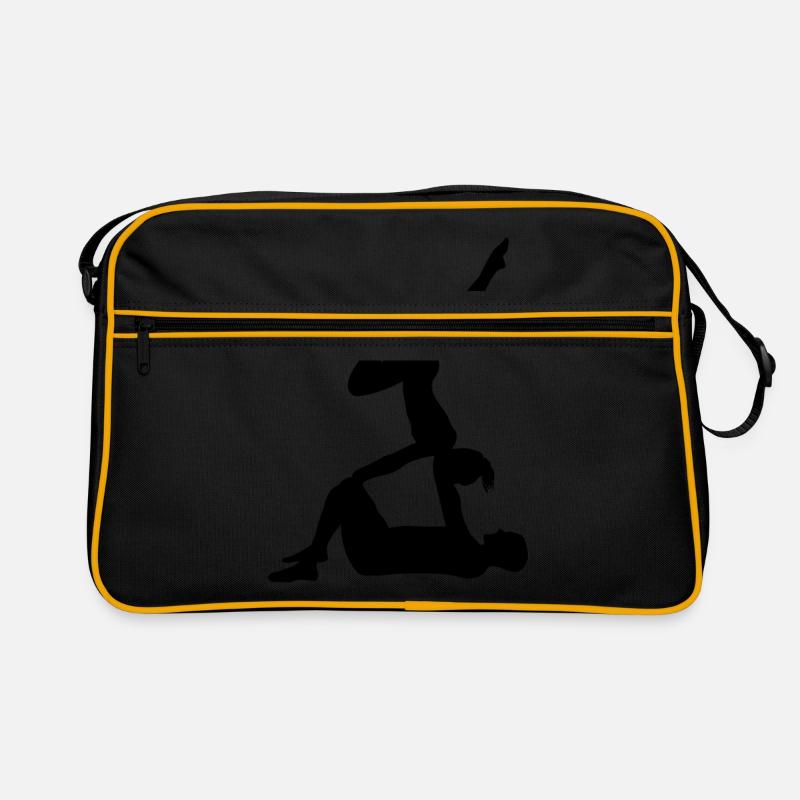 Retro Graphic Gymnast Gymnastics Acrobat Acrobatic Retro Tasche