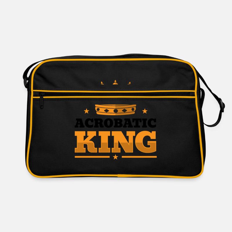 King Graphic Gymnast Gymnastics Acrobat Acrobatics Retro Tasche