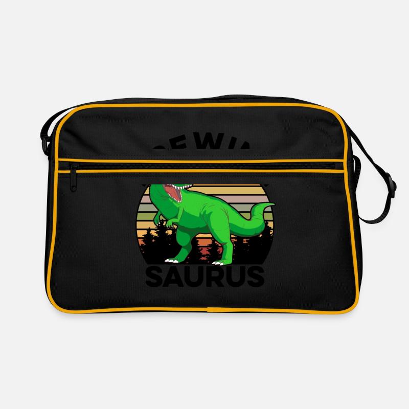 Saurus Graphic Homebrewing Winemaking Brewery Craf Retro Tasche