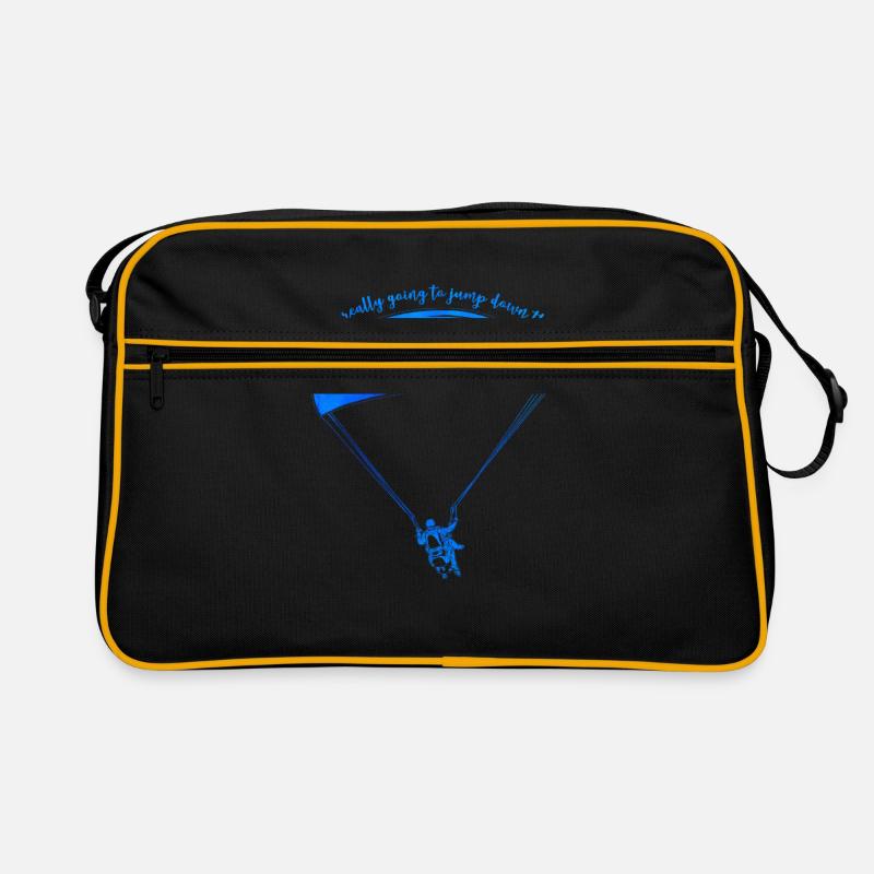 Are You Really Going To Jump Down Here? Paraglidin Retro Tasche