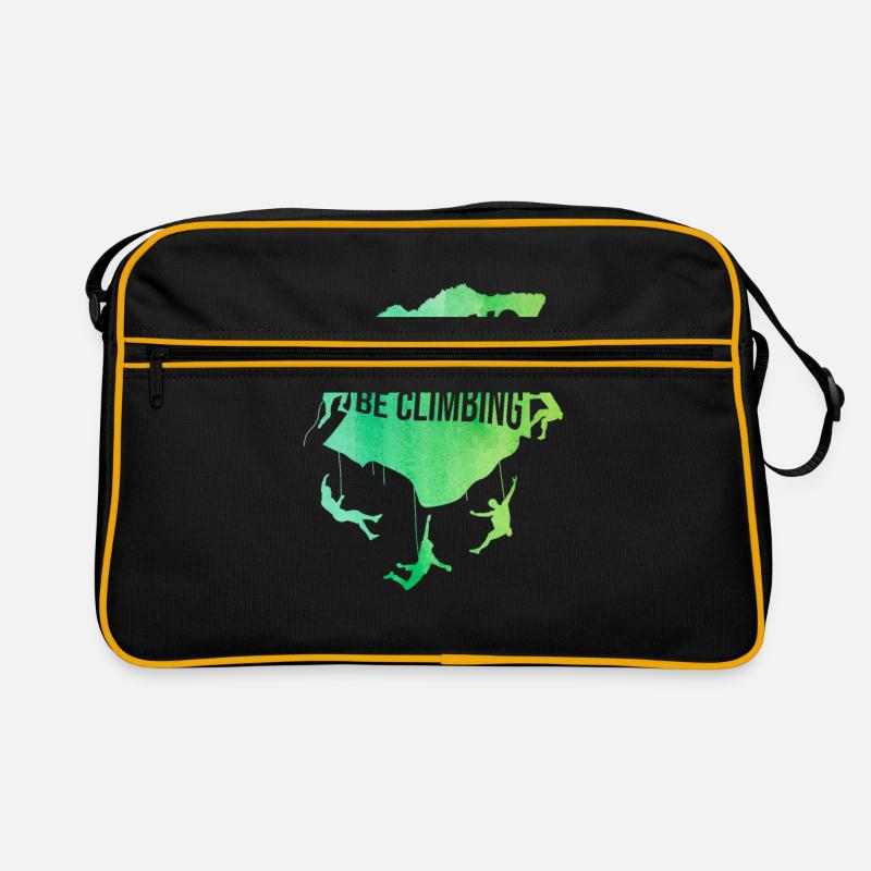 Always Be Climbing Rock Climbing Bouldering Climbe Retro Tasche