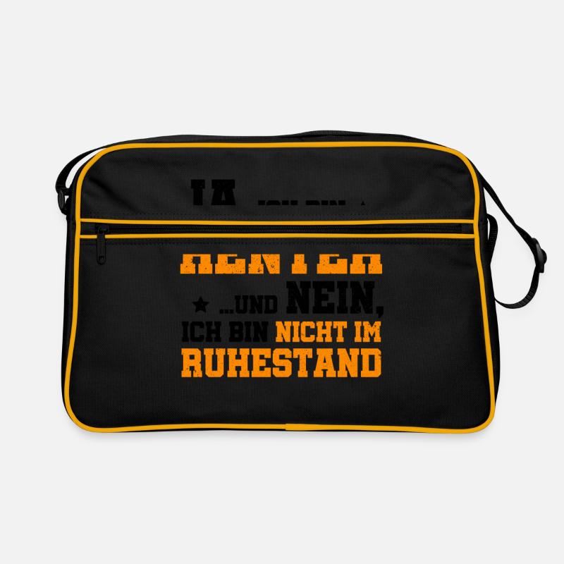 Ja Ich Bin Rentner Und Nein Ich Bin Nicht Im Ruhes Retro Tasche