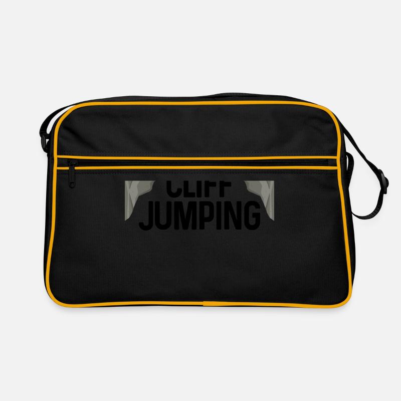 Retro Graphic Cliff Diver Cliff Diving Tombstoning Retro Bag