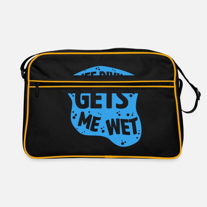 Cliff Diving Gets Me Wet Cliff Diver Base Jumping Retro Bag