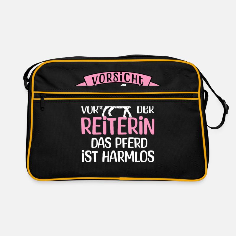 Attention au cavalier Sac Retro