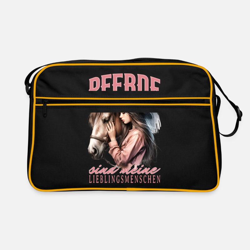 Chevaux Personnes préférées Sac Retro