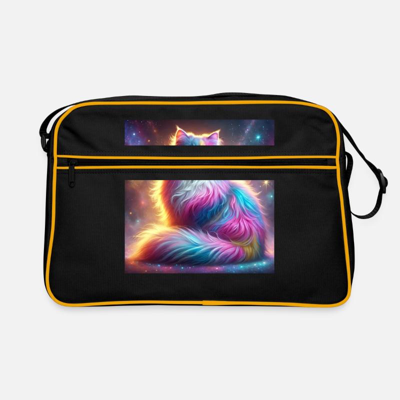 Magic Galaxy Cat in the Universe Retro Bag