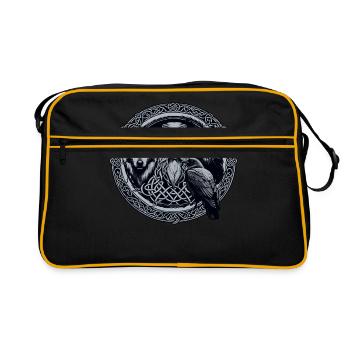 Odin Viking Valhalla Viking Hammer Thor Odin - Retro Bag - black/gold - Front