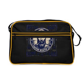 Captain Hamburg St Pauli Hanseatic City Skull - Retro Bag - black/gold - Front