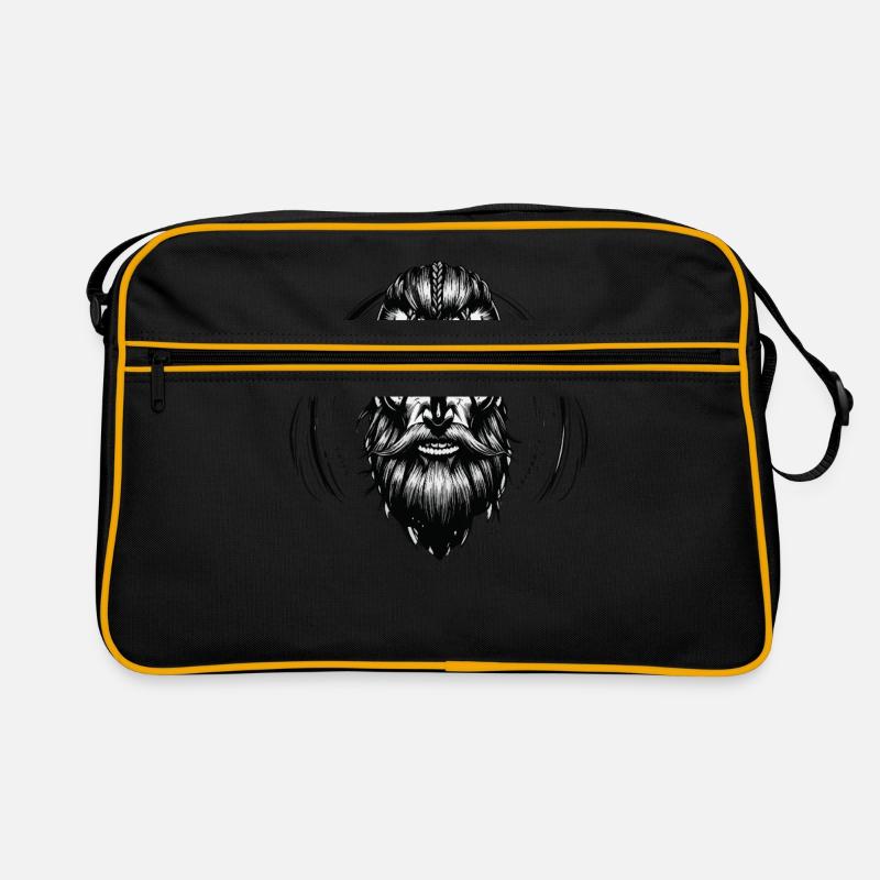 Nordische Mythologie Wikinger Krieger Valhalla Retro Tasche