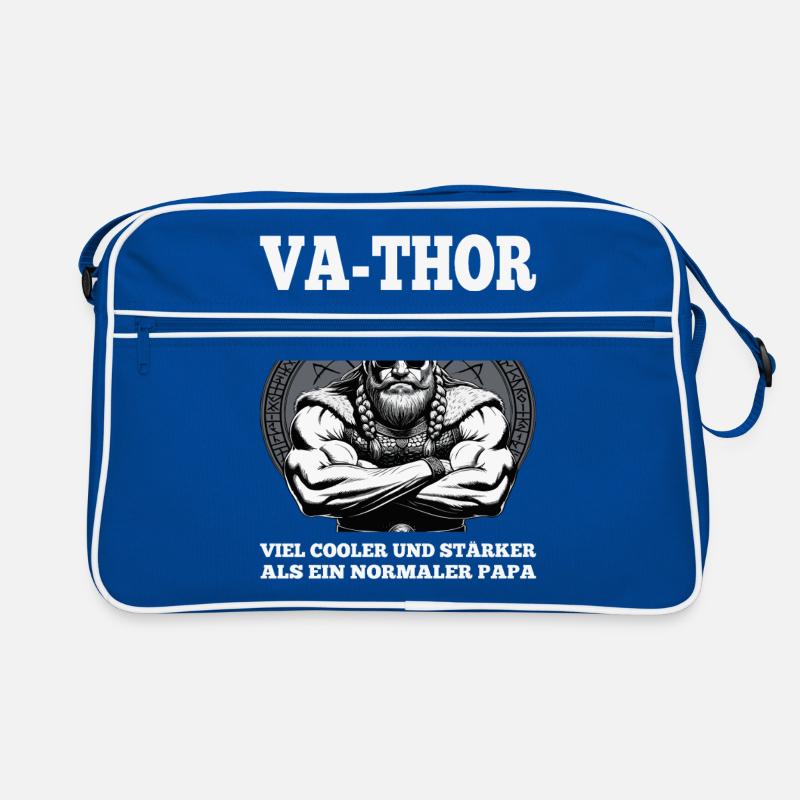 VA-THOR WIKINGER Vater Papa Viking Vatertag Retro Tasche