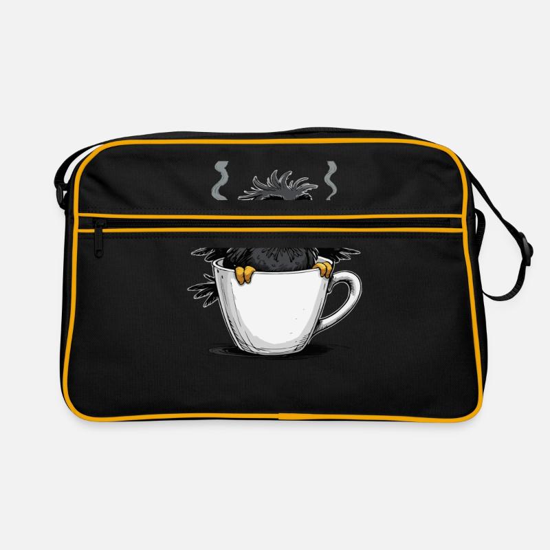 Vogel Keinen Bock Kaffee Bevor Du Fragst Nein Retro Tasche