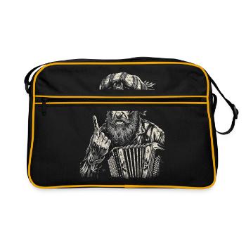 Grantler Dialectes bavarois Bavière - Sac Retro - noir/or - Devant