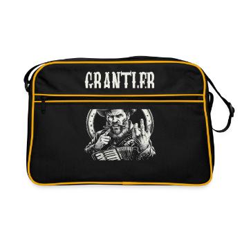 Grantler Dialectes bavarois Bavière - Sac Retro - noir/or - Devant