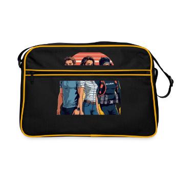 I Gendere Man Woman Taurer Gendering Gender - Retro Bag - black/gold - Front