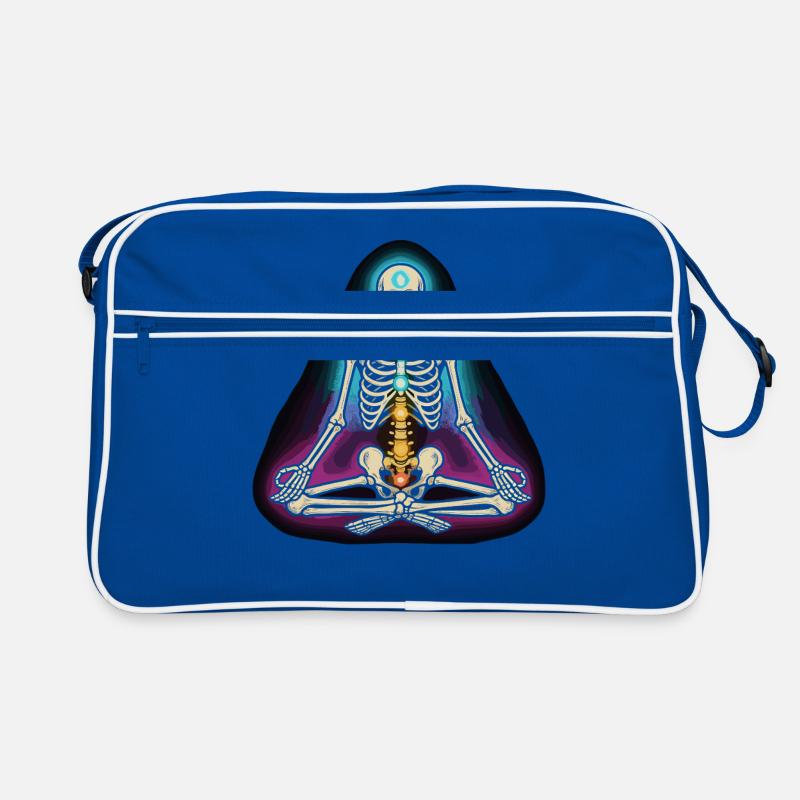 Skeleton Yoga - Chakra Pose Retro Bag