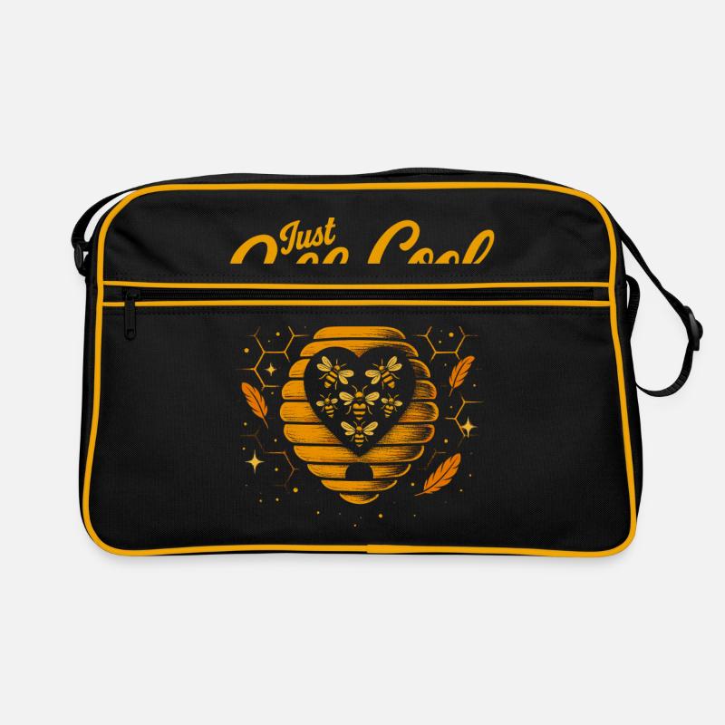 Just Bee Cool - Beehive Heart Retro Bag