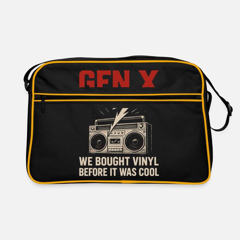 Gen X - Nous avons acheté des vinyles avant que ce ne soit cool Sac Retro