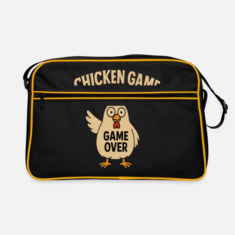 Jeu de poulet Ne regardez pas le poulet Sac Retro
