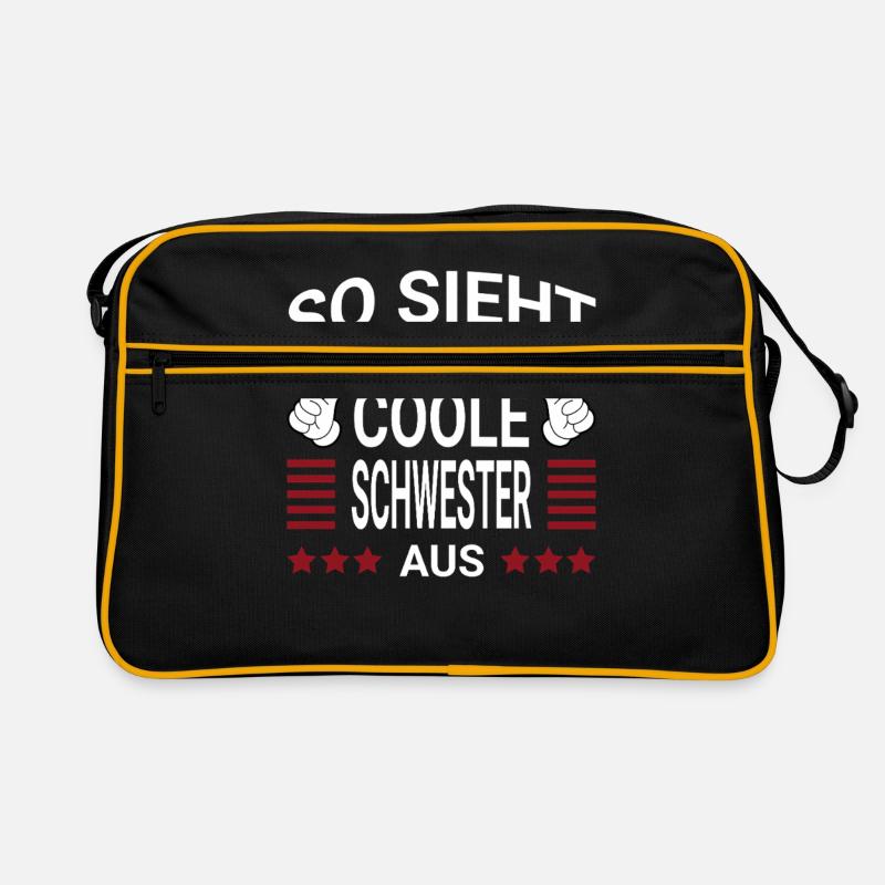 Style de sœur cool Sac Retro