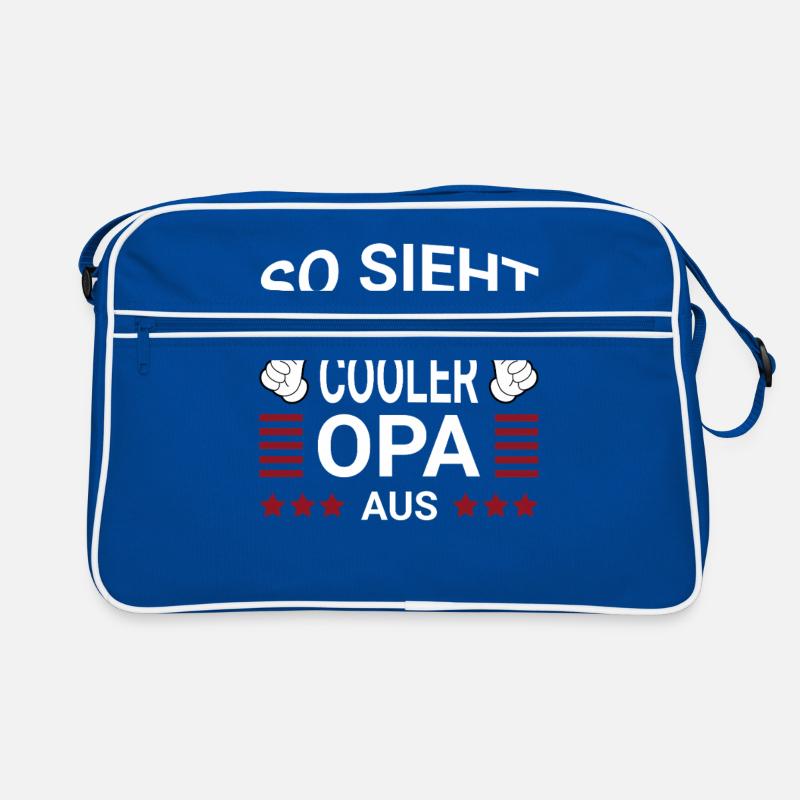 Cooler Opa Style Retro Tasche