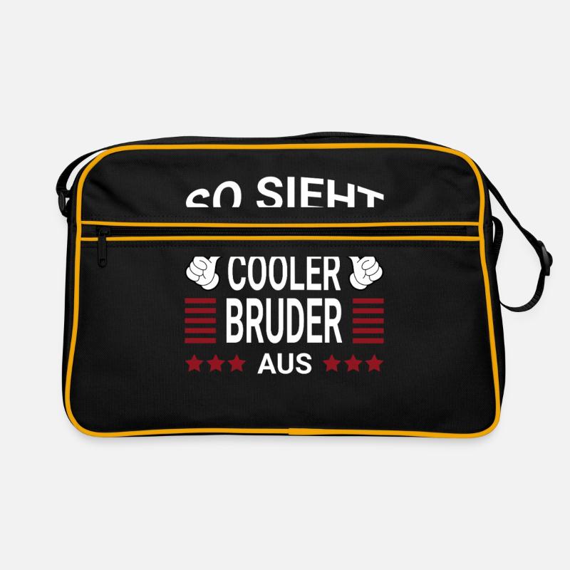 Cooler Bruder Style Retro Tasche