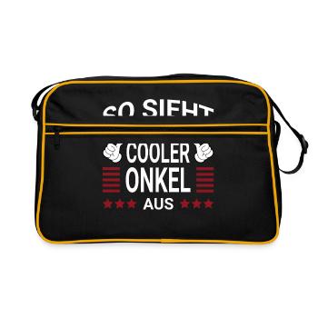 Style Oncle Cool - Sac Retro - noir/or - Devant