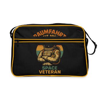 Vétéran de l’espace depuis 1969 - Sac Retro - noir/or - Devant