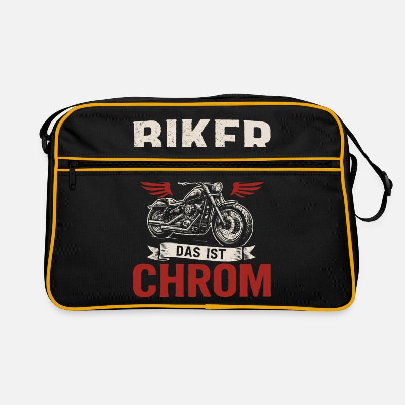 Biker Saying – That's Chrome Retro Bag