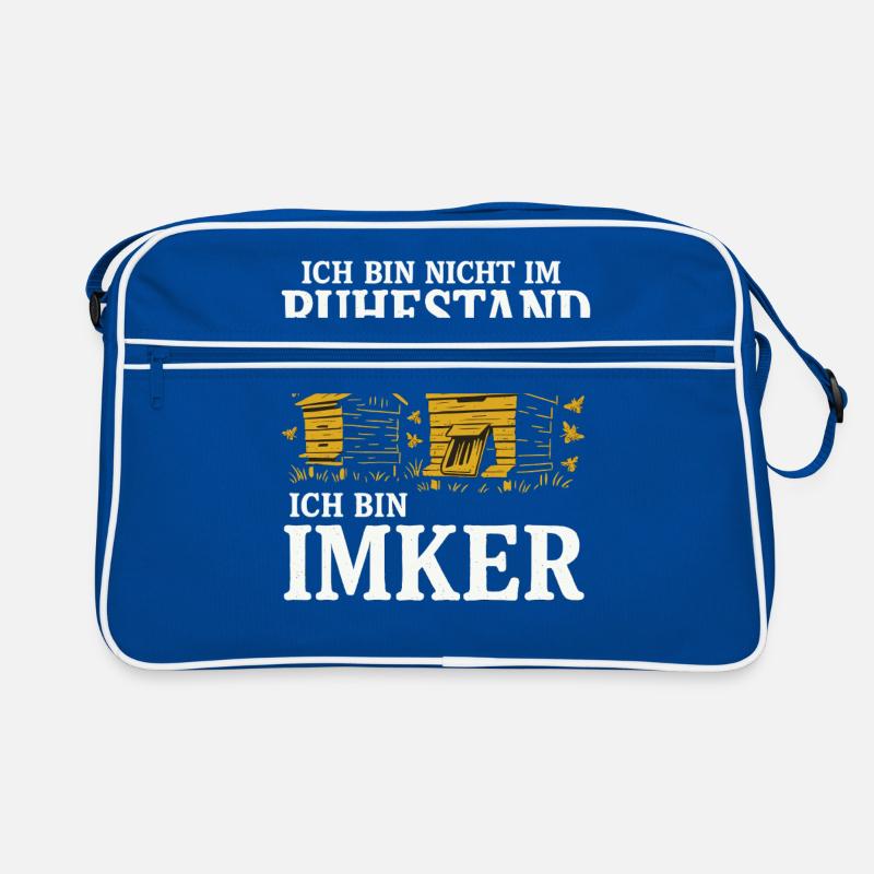 Nicht im Ruhestand Imker Design Retro Tasche