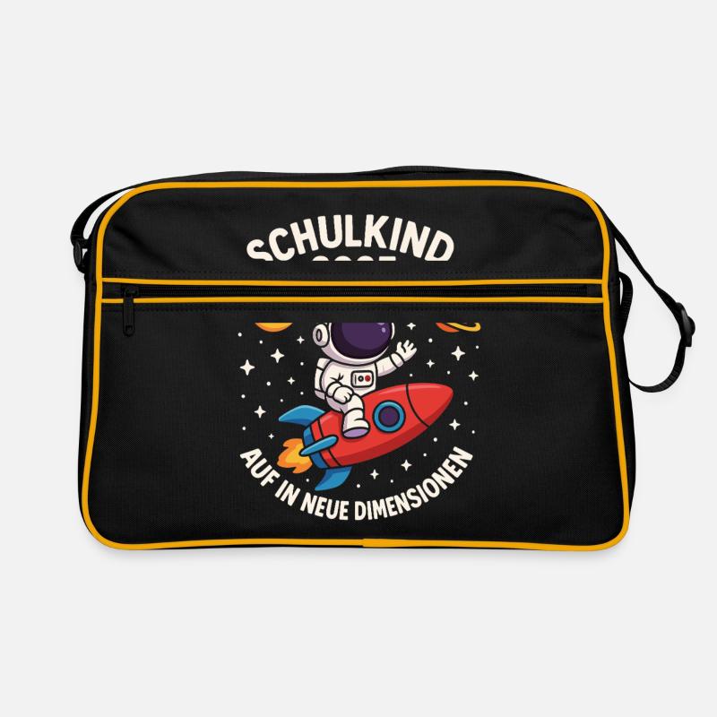 Écolier 2025 Astronaute Fusée Sac Retro
