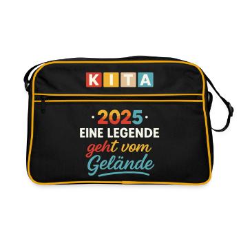Daycare Graduates 2025 Legend - Retro Bag - black/gold - Front