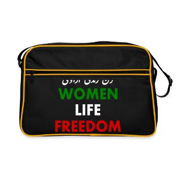 Women life freedom - Sac Retro - noir/or - Devant
