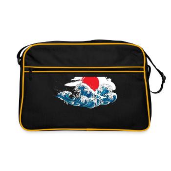 Japon - Sac Retro - noir/or - Devant
