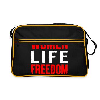 Women life freedom - Sac Retro - noir/or - Devant