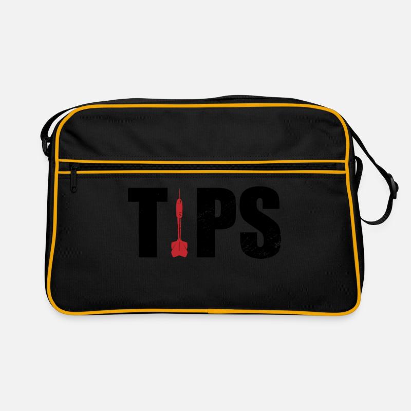 Show Me Your Tips Dart Player Darting Dartboard Tr Retro Bag