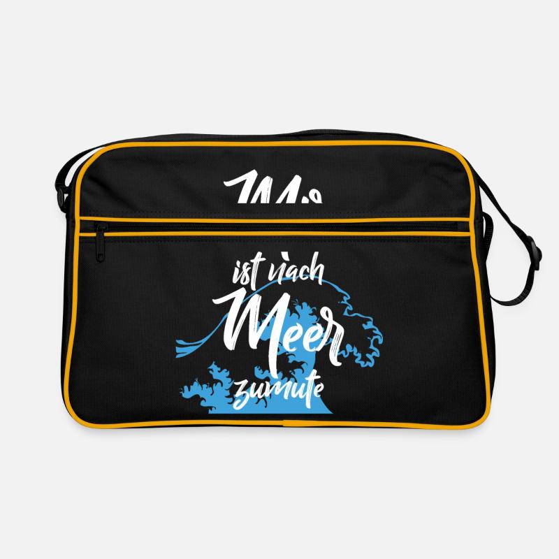 J’ai des vacances à la mer Sac Retro