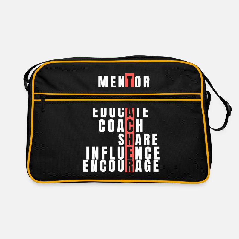 Teacher - Sac Retro - noir/or