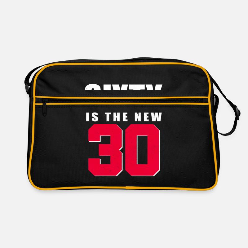 60 ist das neue 30 - 60 Geburtstag Retro Tasche