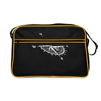 Compass - Retro Bag - black/gold - Front