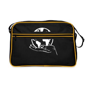 Planète Terre - Sac Retro - noir/or - Devant