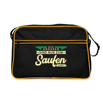 Bachelor Party Married - Retro Bag - black/gold - Front